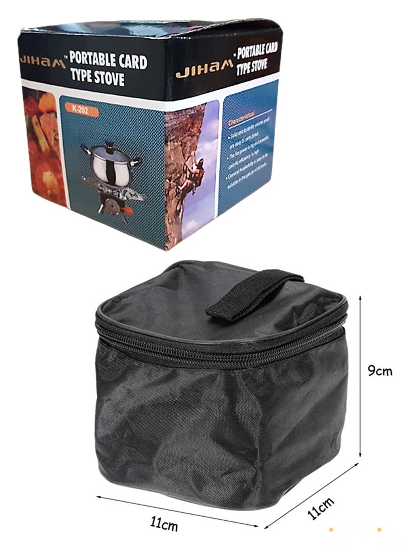 جيهام موقد غاز صغير محمول للتخييم مع حقيبة تخزين - Image 3