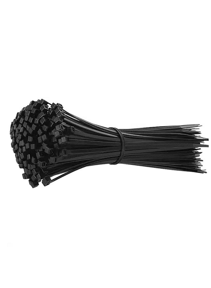 Loquat 100-Pieces Nylon Cable Tie Black - Image 4