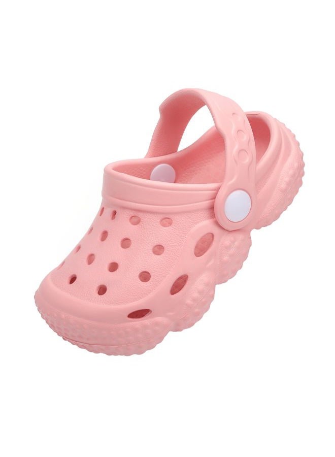 INMINPIN Baby Clogs Garden Shoes Infant Lightweight Breathable Beach Pool Sandals Non-Slip Baby Boys Girls Water Shower Summer Shoes Splay Naturally, Pink, 6-12 Months - Image 5