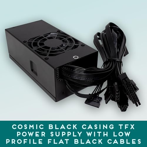 Apevia TFX-AP300W Standard Flex ATX 300W Power Supply - 115-230V AC, 1 x 20/24Pin Main Power, 1 x 12V(P4), 3 x Pheripheral, 3 x SATA, 1 x Floppy - Image 2
