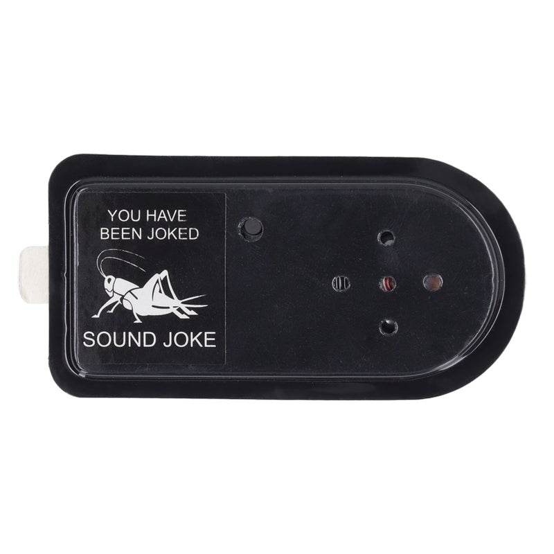 Crickets Sound Prank Toy: Black Compact Size Clear Chirping - Difficult To Locate Noise Maker for Prank Lovers, Home Office Gag Gifts - Image 1