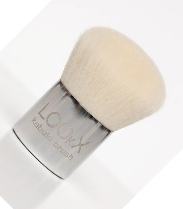 LOOkX Premium Blush Bronzer Face Makeup Brush, Perfect For Cheek Nose Blending Contouring Polishing, Suitable For Powder Liquid Cream(Angled and Triangular Contour Brush - Image 1