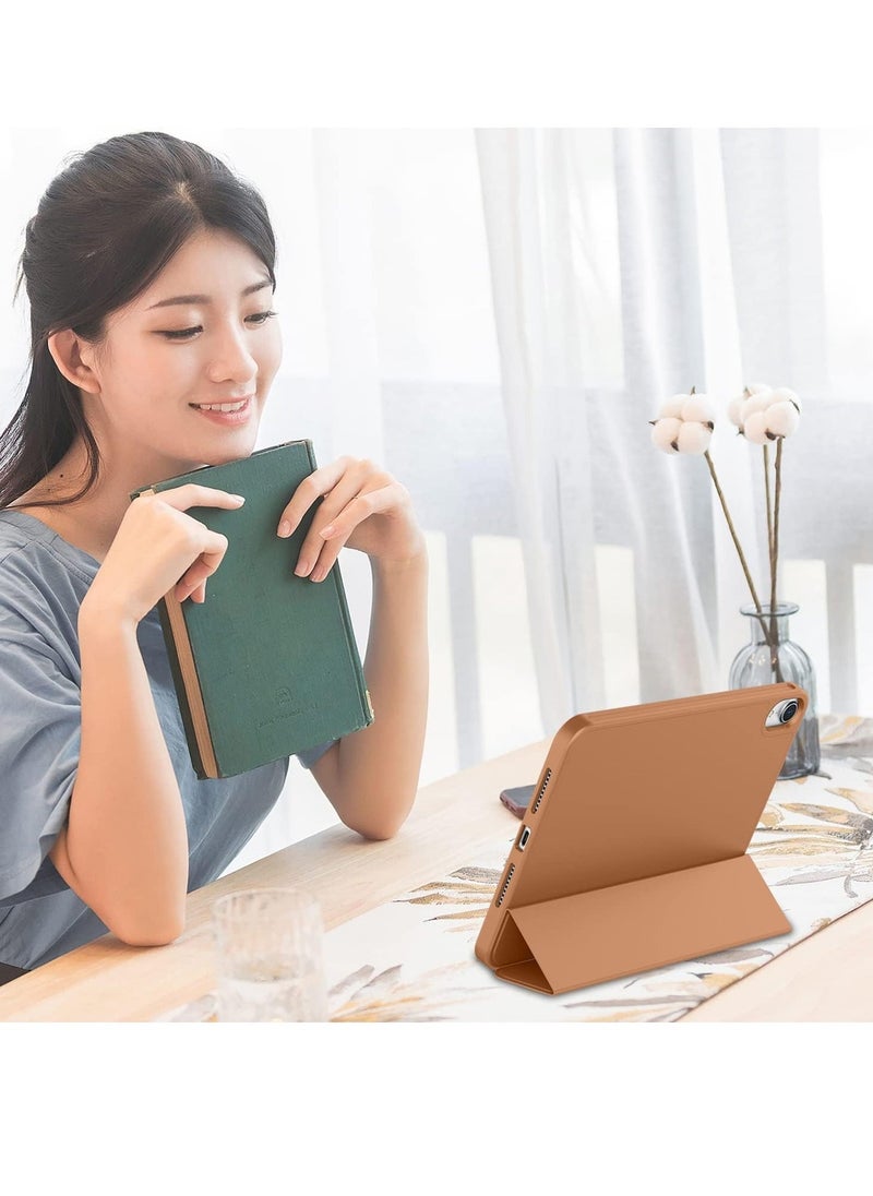 ELTRAZONE NEW Smart Case with Pencil Holder for iPad Mini 7 – Trifold Stand, Soft TPU Back, Auto Wake/Sleep, Dust Proof, Anti-Fingerprint, Heavy Duty Protection – Slim & Durable Case for iPad Mini 7 - Image 5