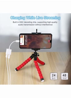 OULIYO 2 In 1 Audio And Charging Cable Adapter with USB-C Charge Port 2 in 1 OTG Splitter Live Converter for Android Type-C Input Phones  - Image 5