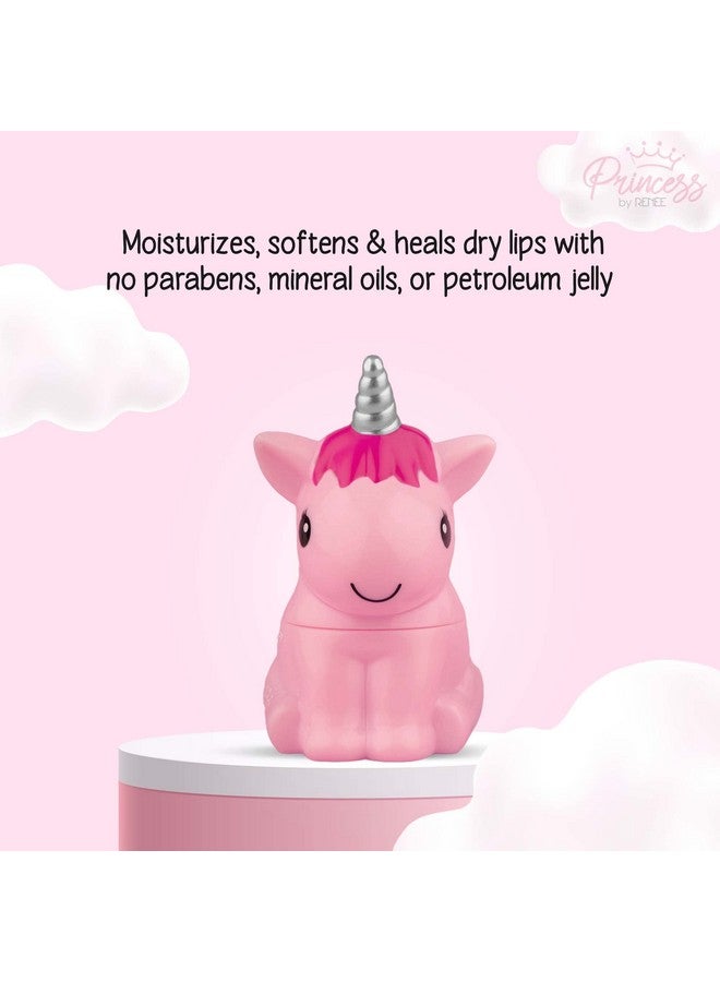 Renee Princess Snowball Lip Balm 3Gm For Preteen Girls Color Pink Enriched With Shea Butter Cocoa Butter & Vitamin E Cruelty Free & Vegan - Image 3