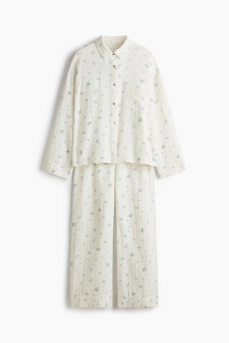 Cotton muslin pyjamas