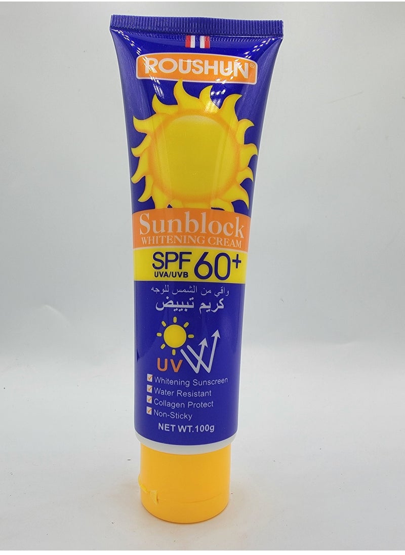 Generic - Sunscreen for the face, whitening cream, 60 degrees - Image 1