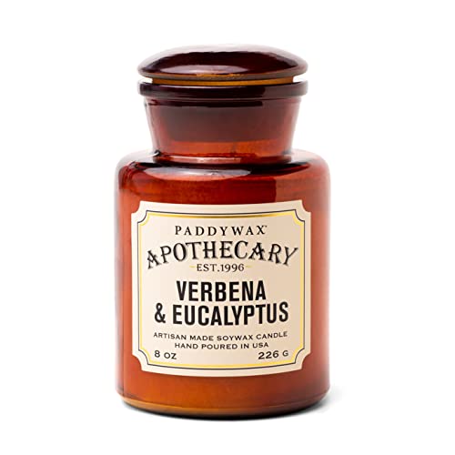 Paddywax Scented Candles Artisan Apothecary Candle 8Ounce Verbena  Eucalyptus - Image 1