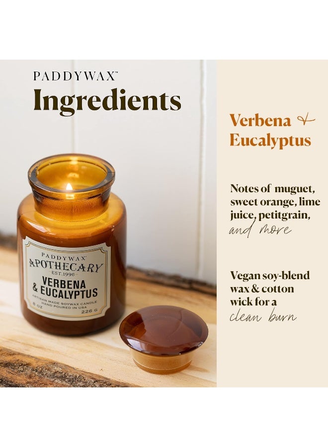 Paddywax Scented Candles Artisan Apothecary Candle 8Ounce Verbena  Eucalyptus - Image 3