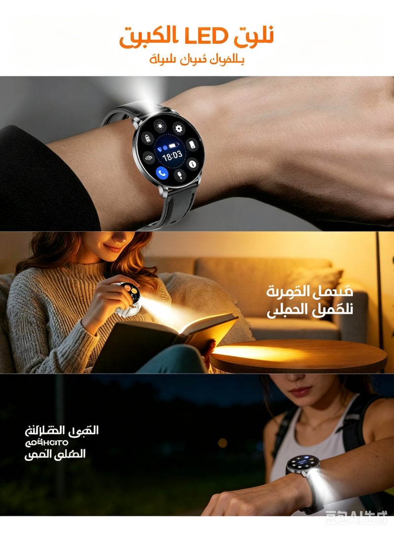 1.32" AMOLED HD Smart Watch for Men Women, IP68 Waterproof with Call Function, Heart Rate & Fitness Tracker for Android/iPhone - Image 5