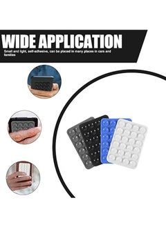 Generic 8 Pcs 4 Color Adhesive Silicone Suction Phone Case, Multipurpose Non Slip Phone Suction Cup, Universal Phone Sticky Grip, Suitable for Mirror Bathroom Home Kitchen  - Image 3