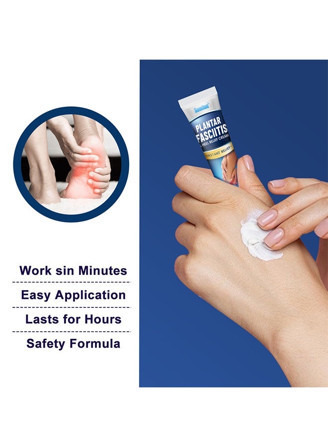 سوميفون كريم الإغاثة من التهاب الفاسكيات والكعب ، العناية بالمفاصل في الكعب والكاحل ، كريم تدليك الألم في غطاء الأوتار المزروعة 20g - Image 4