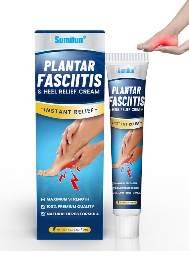 سوميفون كريم الإغاثة من التهاب الفاسكيات والكعب ، العناية بالمفاصل في الكعب والكاحل ، كريم تدليك الألم في غطاء الأوتار المزروعة 20g - Image 1