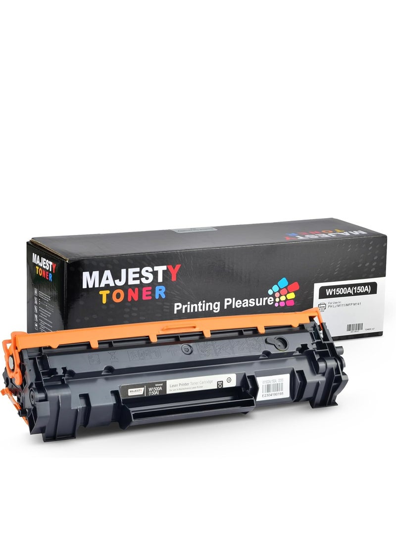 Majesty 150A W1500A Toner Cartridge Compatible for HP Laserjet M111a M111w MFP M141a M141w MFP M141a M141w Printer Black - Image 1