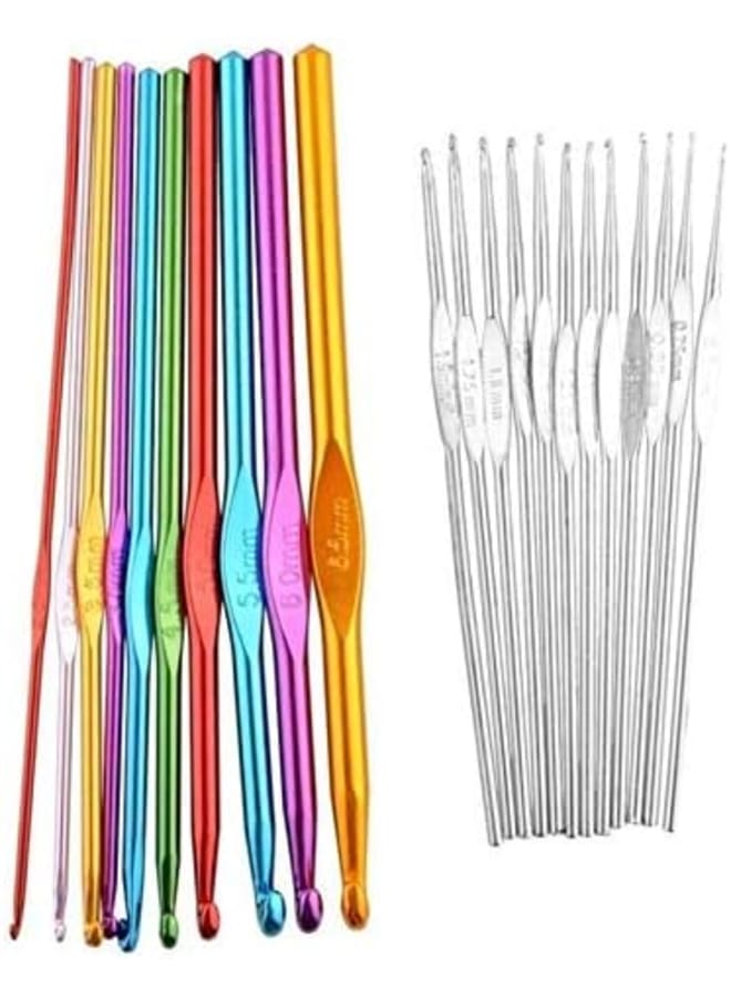 Crochet and Knitting Hooks Needles with Pouch (Set of 22Pcs)  - Image 3