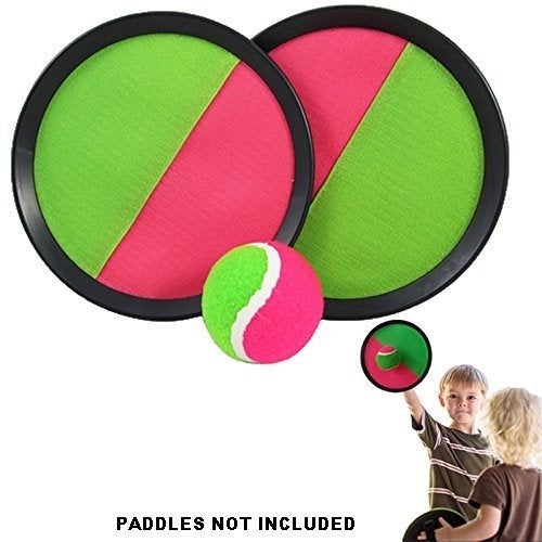 YMCtoys Replacement Sticky Balls for Toss and Catch Sport Game, Hook and Loop, Refill Pack of 6 - Image 3