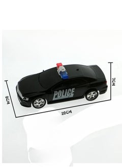 General Heavy Duty Plastic Push and Go Police Car Vehicle Toy 