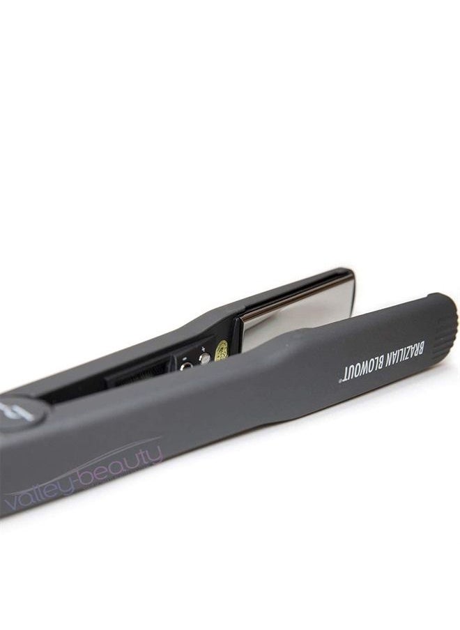 Brazilian Blowout - Model 11T22 Prodigital Titanium Flat Iron, Grey, 1 Count - Image 1