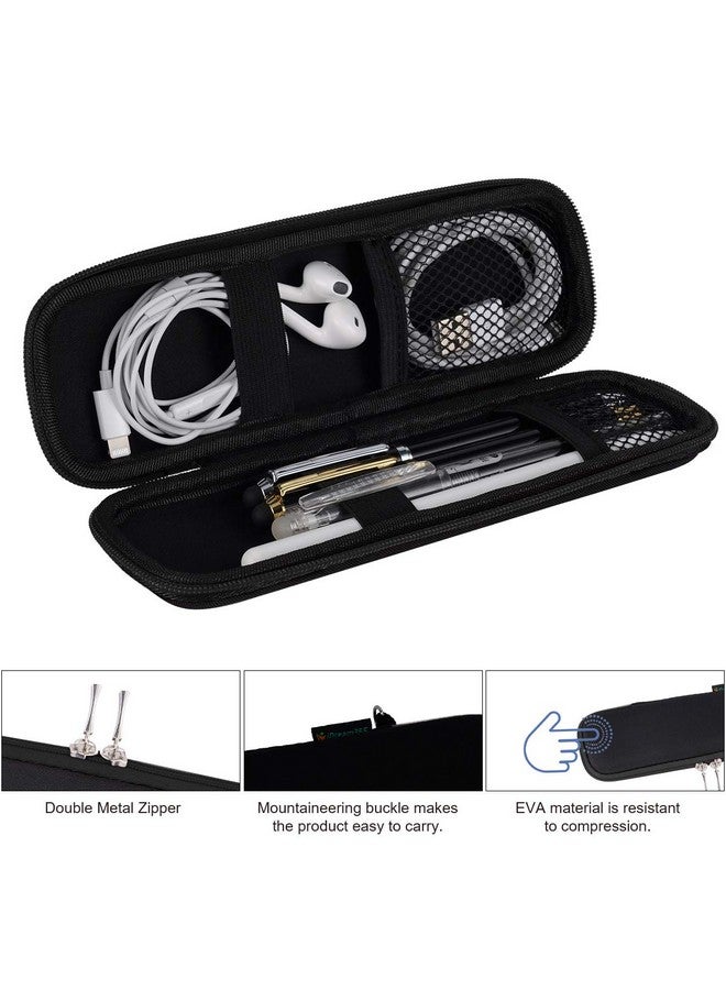 iDream365 Small Pencil Case Holder For Pencils,Hard Pen Case For Executive Fountain Pens,Ballpoint Pens-Black - Image 4