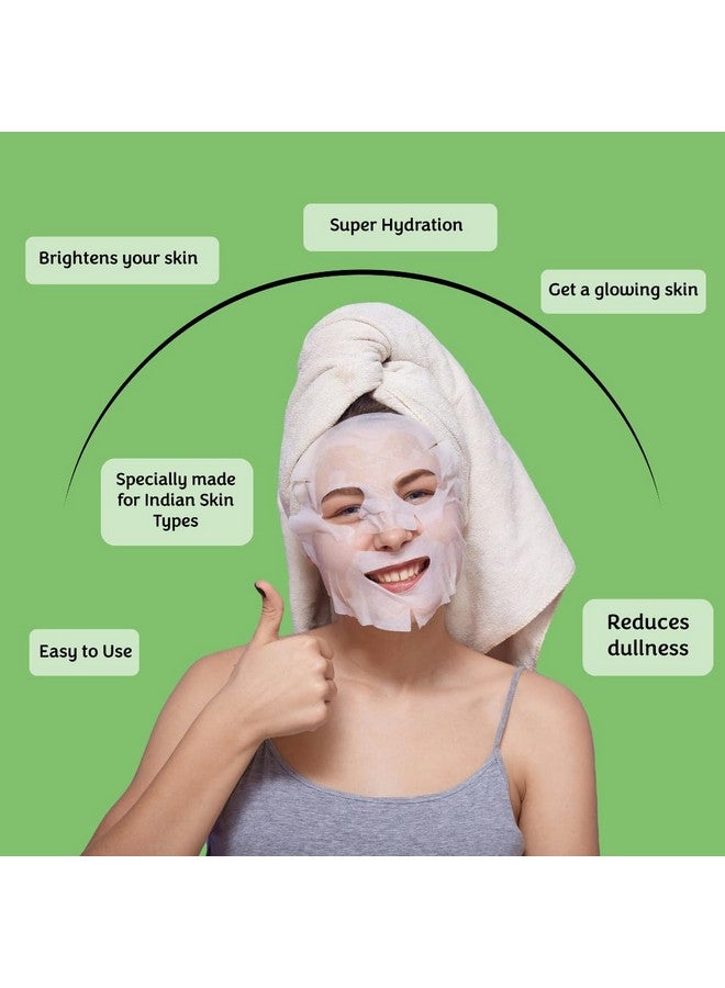 MasKing Superfood Avocado Sheet Mask for Skin Brightening, Hydrating for Women and Men, Pack of 4 - Image 5