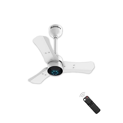atomberg Renesa+ 600mm BLDC Ceiling Fan with Remote Control | BEE 5 star Rated Energy Efficient Ceiling Fan | High Air Delivery with LED Indicators | 3 Year Warranty (Pearl White) - Image 1
