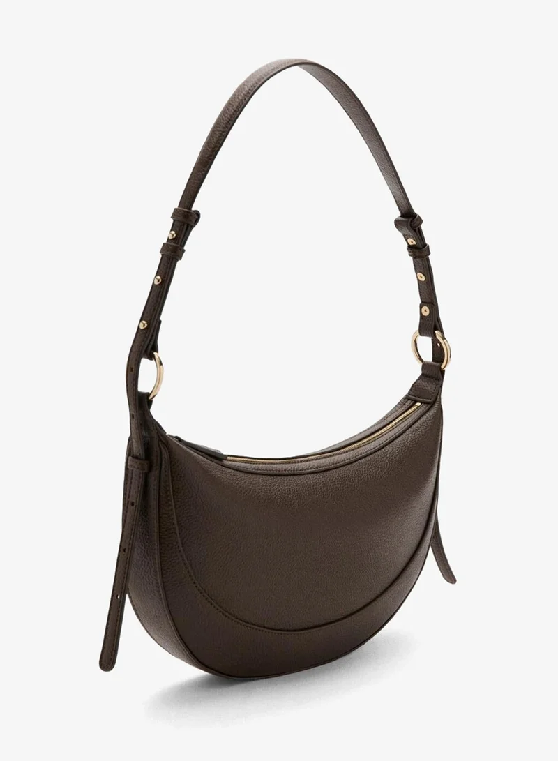 MANGO Oval shoulder bag