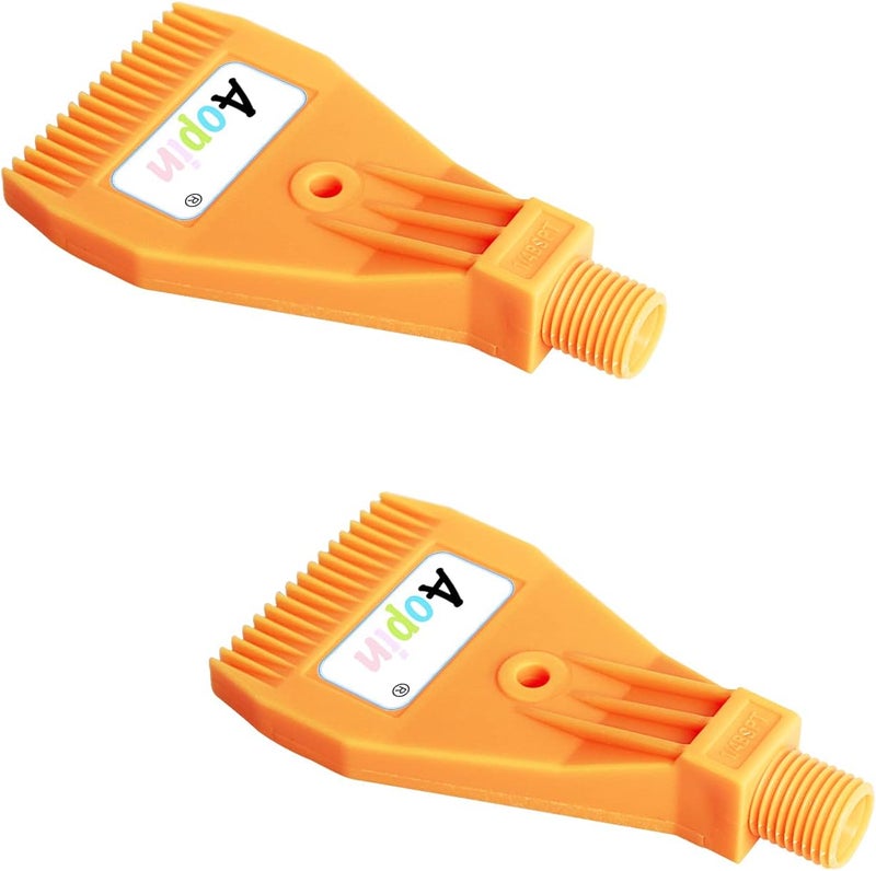 Aopin G1/4 Male ABS Wind Nozzle - Flat Air Jet for Dust Removal & Drying, 2 Pcs - Image 1