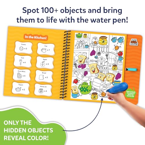 Skillmatics Reusable Search & Find Book - Water Spotter, Mess-Free, Fun Learning Activity, Travel Toy, Gifts for Boys & Girls Ages 4, 5, 6, 7, 8 - Image 4