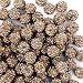 Jukercici 10mm Clay Rhinestone Beads for Bracelets 100 Pcs Sparkle Crystal Beads for Jewelry Making Glitter Round Shamballa Disco Ball Design for DIY Crafts Necklace Earrings Decoration Light Brown - Image 2