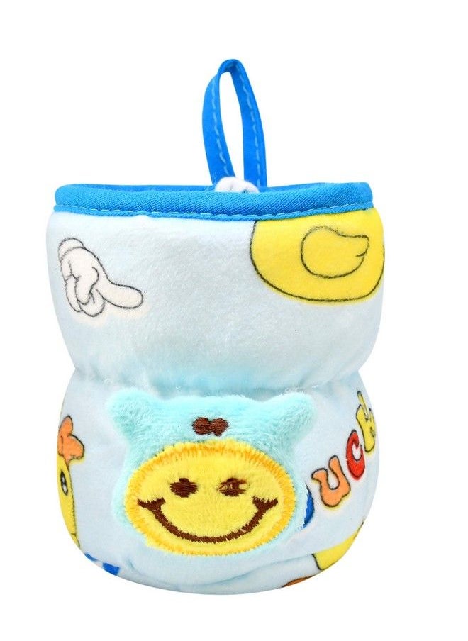 The Little Lookers Soft Plush Stretchable Baby Feeding Bottle Cover With Easy To Hold Strap ; Cute Animated Overall Print Pack Of 3 (Multicolor Wide Neck 125Ml 4Oz)  - Image 5