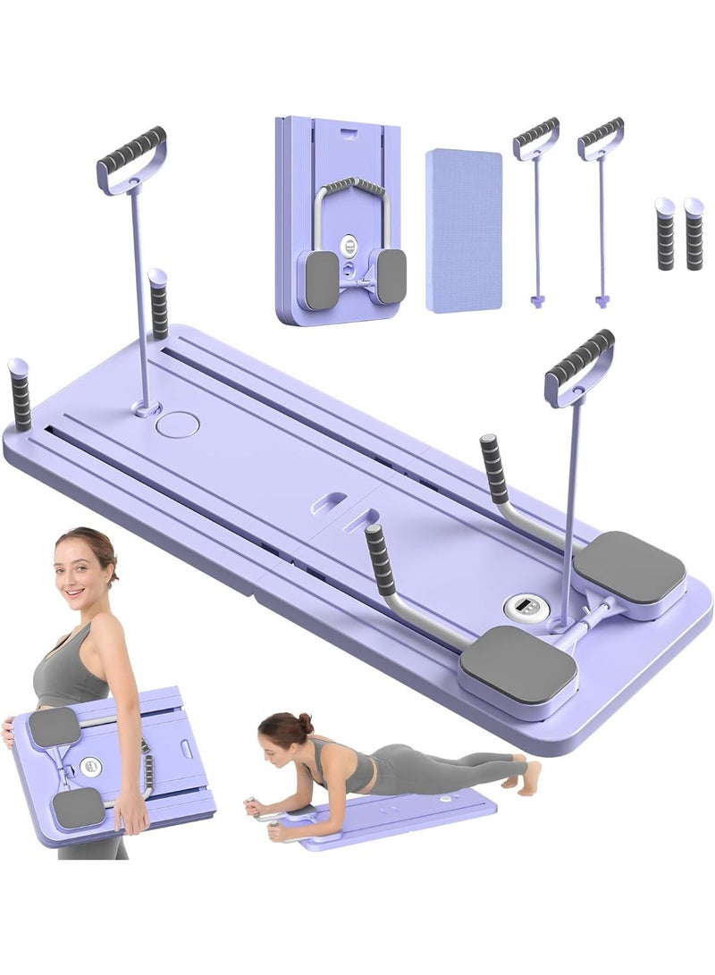 Y&D Multifunctional Sliding Pilates Reformer Board with Timer Ab Core Workout Trainer Machine Exercise Board Equipment - Image 1