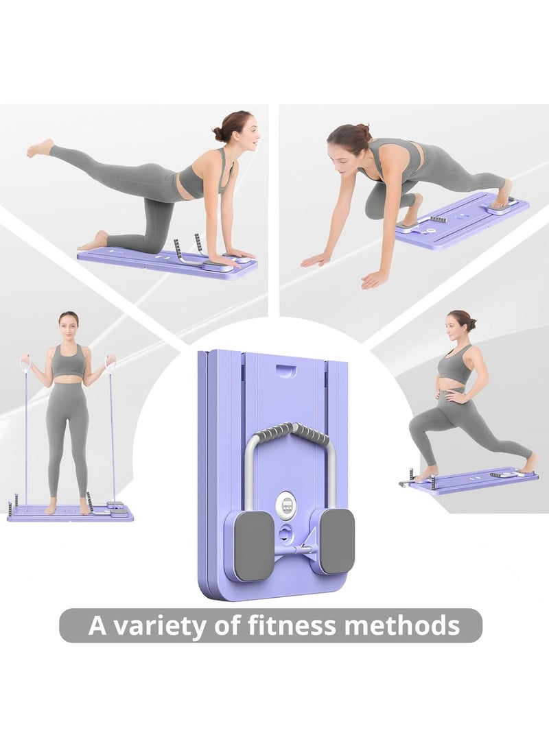 Y&D Multifunctional Sliding Pilates Reformer Board with Timer Ab Core Workout Trainer Machine Exercise Board Equipment - Image 2