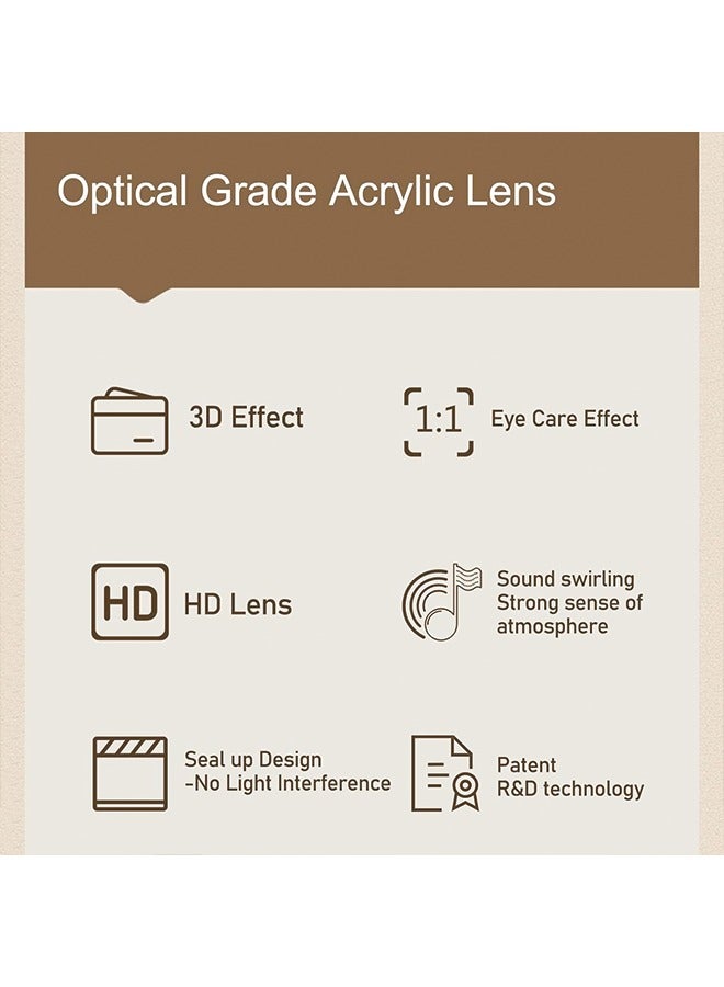 مكبر شاشة الهاتف بمضخم تلفزيون قديم مقاس 12 بوصة - هدايا للأب - مكبر شاشة الهاتف المحمول عالي الدقة ثلاثي الأبعاد للأفلام ومقاطع الفيديو والألعاب - مناسب لجميع الهواتف الذكية(روز جولد) - Image 4
