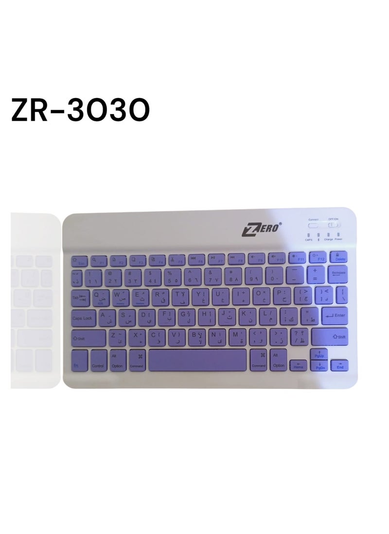 Zero ZR-3030 mini keyboard works on Android and IOS system and supports Bluetooth function  - Image 1