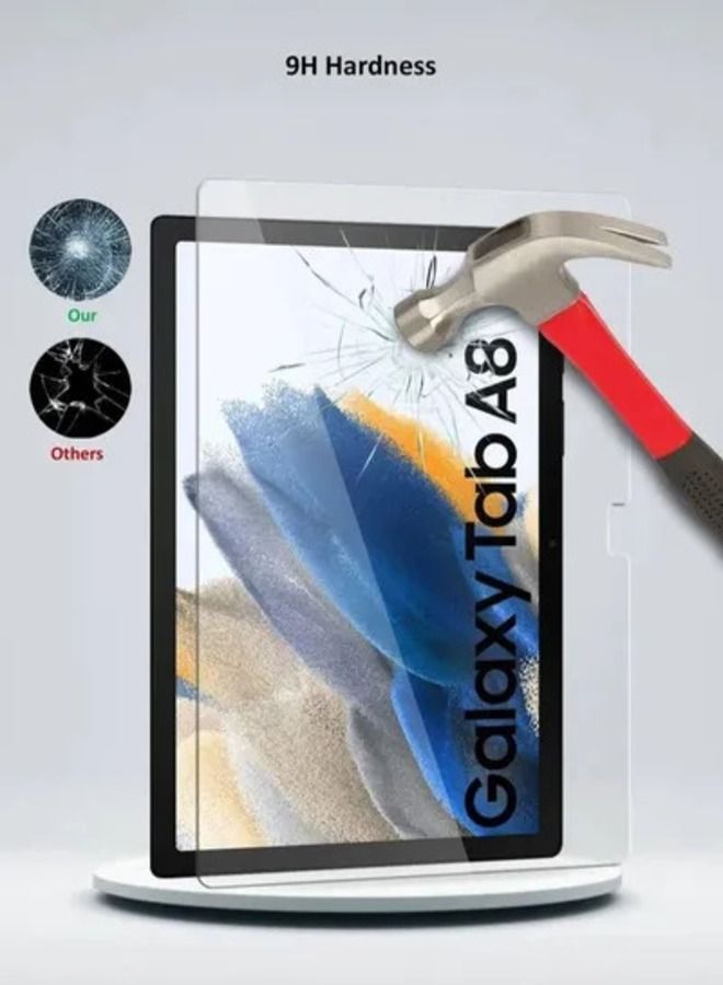 Waldic Tempered Glass Screen Protector For Samsung Galaxy Tab A8 2021 10.5 Inch Clear - Image 3