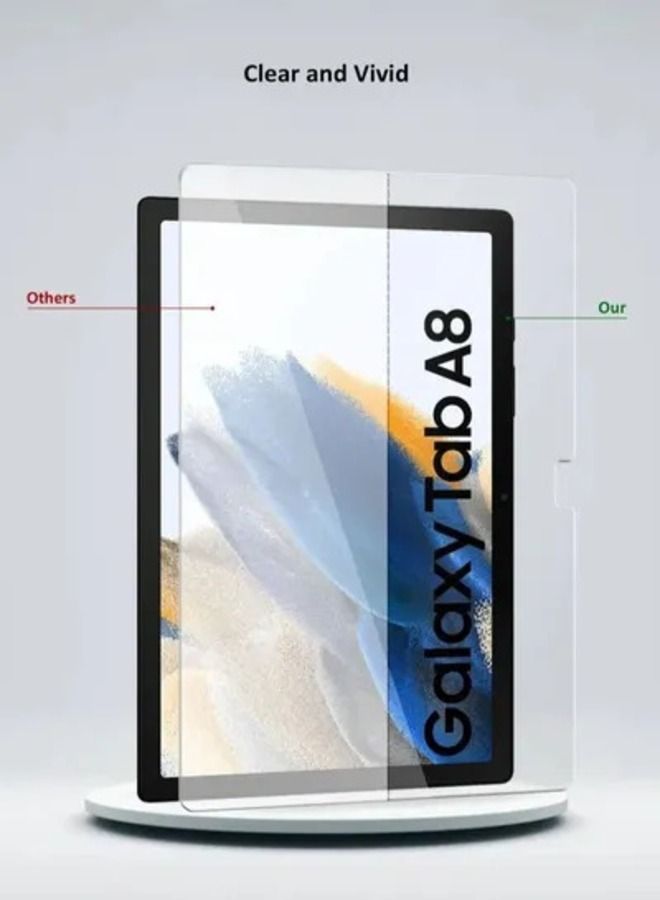 Waldic Tempered Glass Screen Protector For Samsung Galaxy Tab A8 2021 10.5 Inch Clear - Image 2