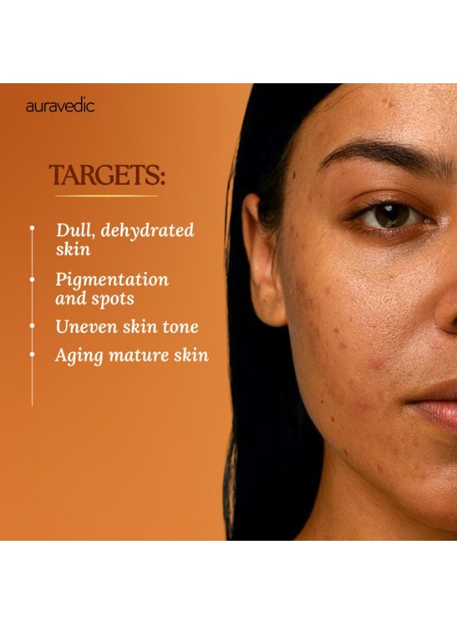 Auravedic Kumkumadi Thailam oil 100ml & Vitamin C Face Oil 100m - Image 3