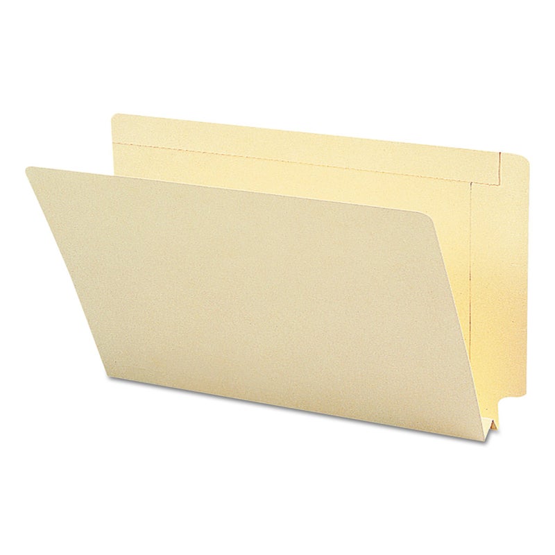Smead End Tab File Folder Reinforced StraightCut Tab 112 Expansion Legal Size Manila 50 per Box 27275