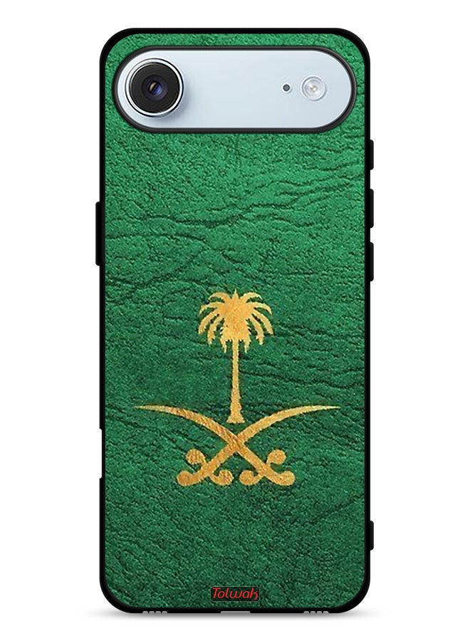 Tolwak Apple iPhone Air Protective Case Cover Kingdom Of Saudi Arabia Sign On Leather - Image 1