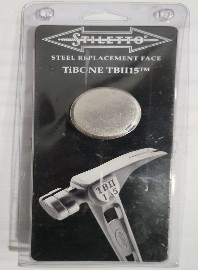 Milwaukee Stiletto TB-SR TiBone Smooth Steel Replacement face for TB15 - Image 2