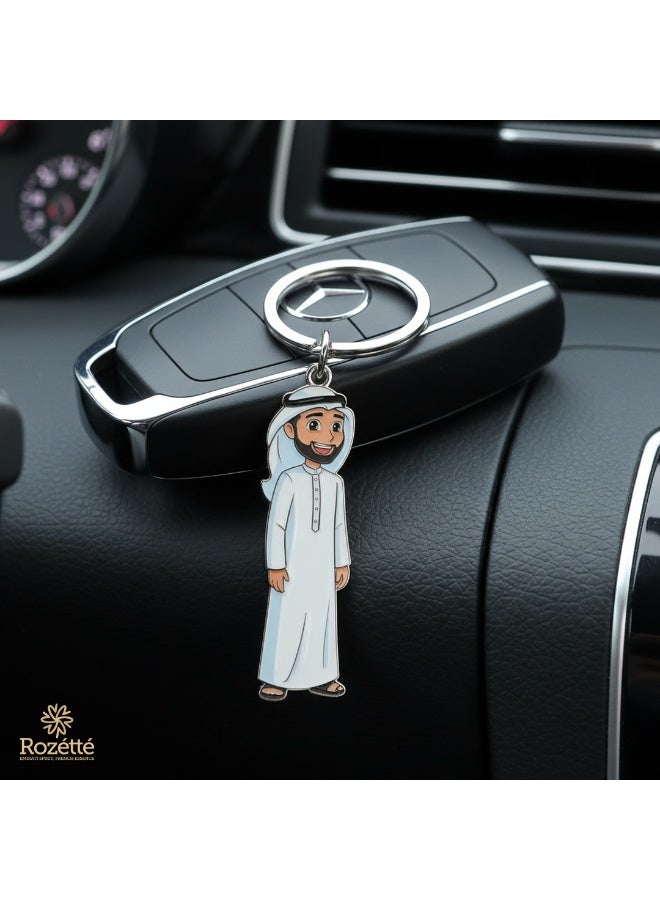 Rozette Emirati Family Keychain Medallion - Image 1