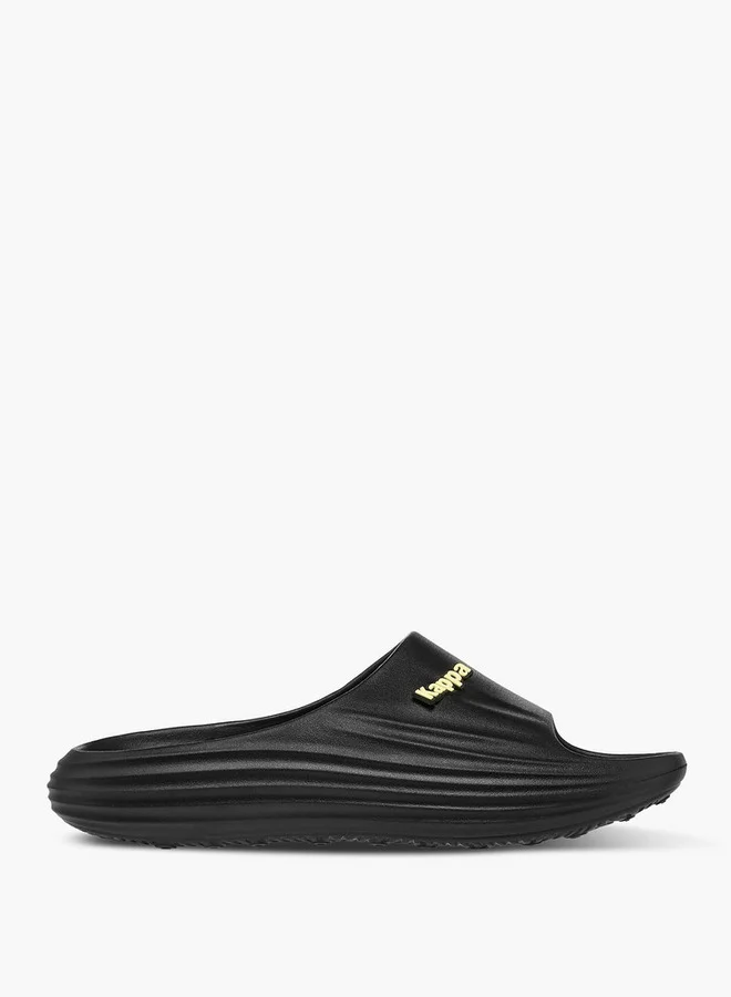 كابا Men Logo Print Slide Sandals
