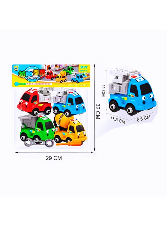 Magic Music Bagged Boy DIY Puzzle Disassembly Nut Engineering Animal Dinosaur Children Splicing Play House Toy 666-Specifications:666-709 Disassembly Dinosaur Car Series - Image 3