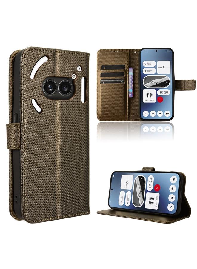 Case For Nothing Phone 2a Diamond Texture Leather Phone Case