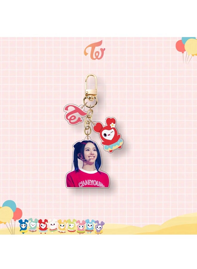 NIBEMINENT TWICE Acrylic Keychain Bag Pendant 