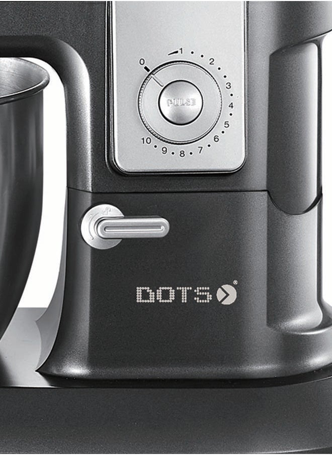 DOTS - 3-In-1 Mixer with Food Processor and Blender - Black & silver - Image 1