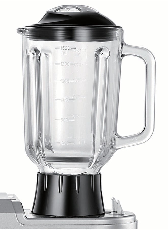 DOTS - 3-In-1 Mixer with Food Processor and Blender - Black & silver - Image 1