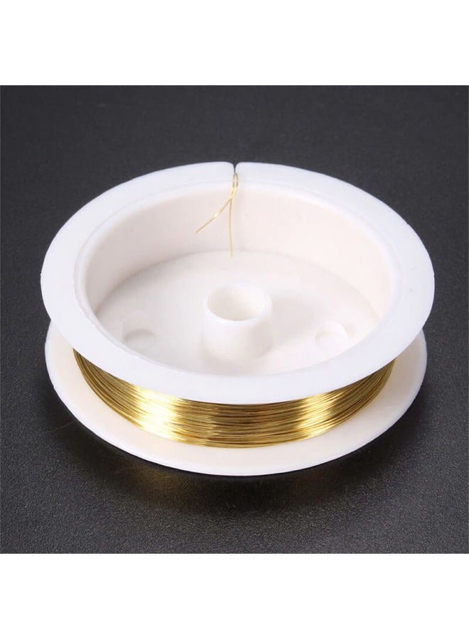 Basoteeuo 3 Rolls Jewelry Beading Wires, 0.25mm/ 30 Gauge Tarnish Resistant Copper Wires for Jewelry Making Supplies and Craft - Image 4