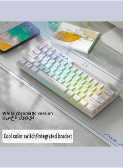 AULA 61-Key Wired Mechanical Keyboard, Lightweight Design with RGB Lighting, Perfect for Desktop Computers & Laptops  - Image 2