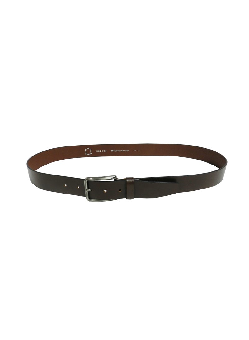 LAVERI LEATHER GENUINE LEATHER 35MM FORMAL AND CASUAL BROWN BELT FOR MENS - Image 3